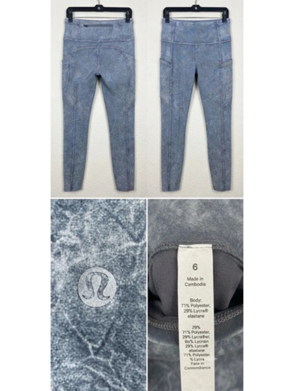 Lululemon leggings size 6 - Picture 2 of 2